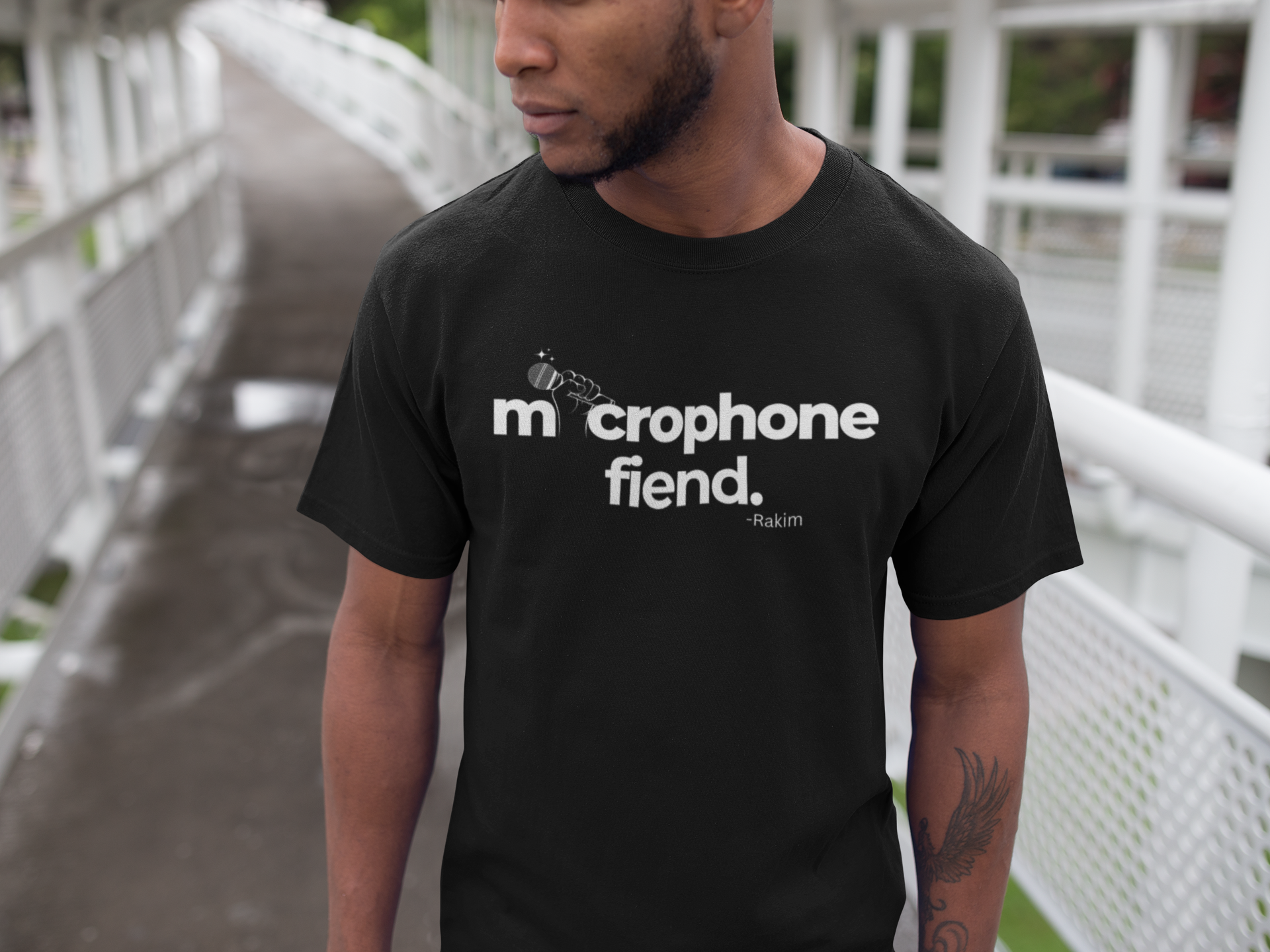 rakim microphone fiend tshirt