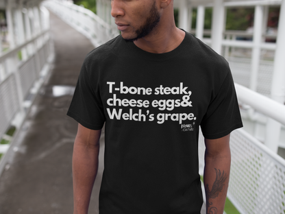 T-bone steak, cheese eggs and welch's grape  T-shirt, Hoody or Sweatshirt