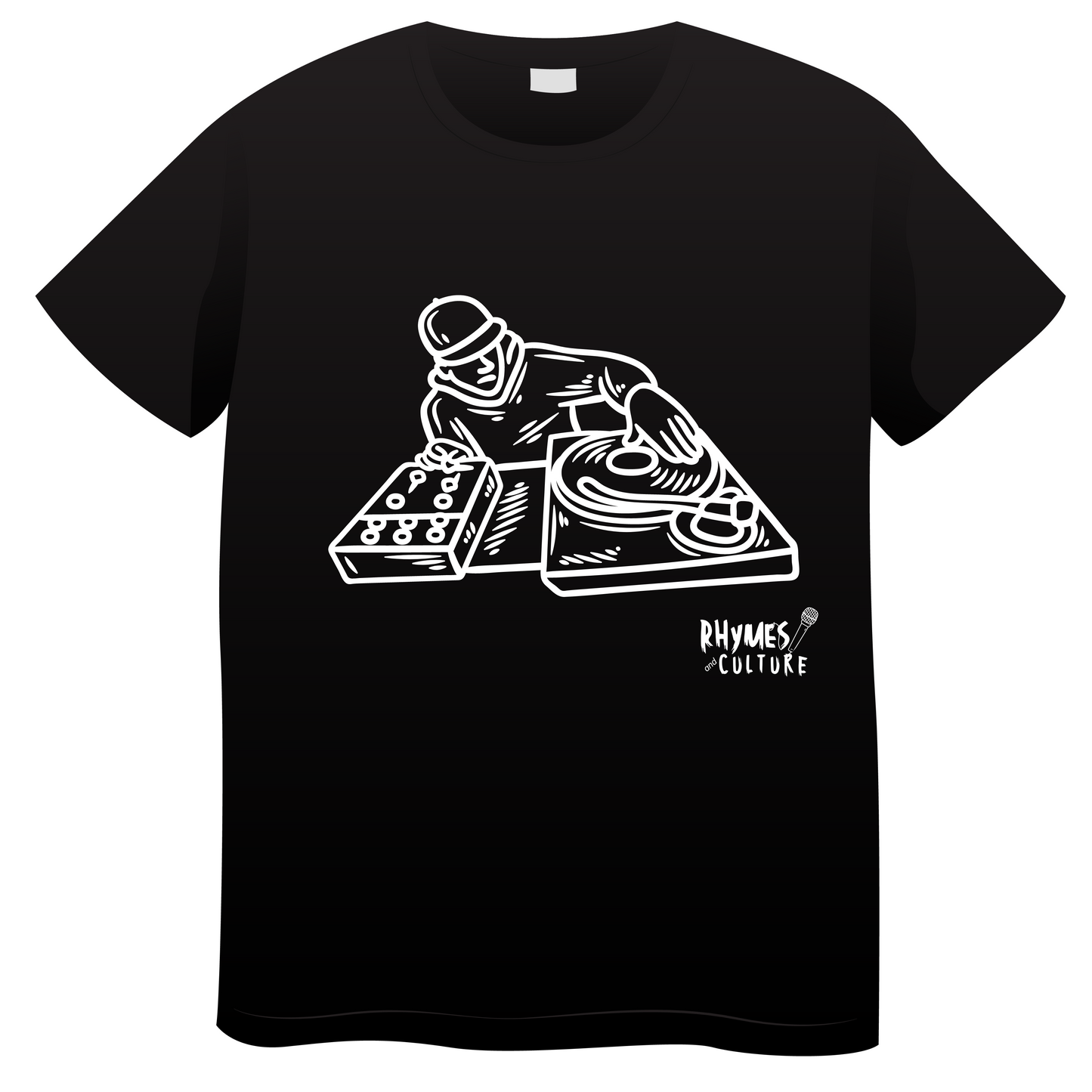 DJ on Turntables Graphic T-Shirt, Hoody or Sweatshirt