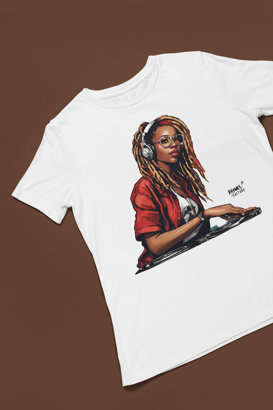 Girl DJ Graphic T-Shirt, Hoody or Sweatshirt.