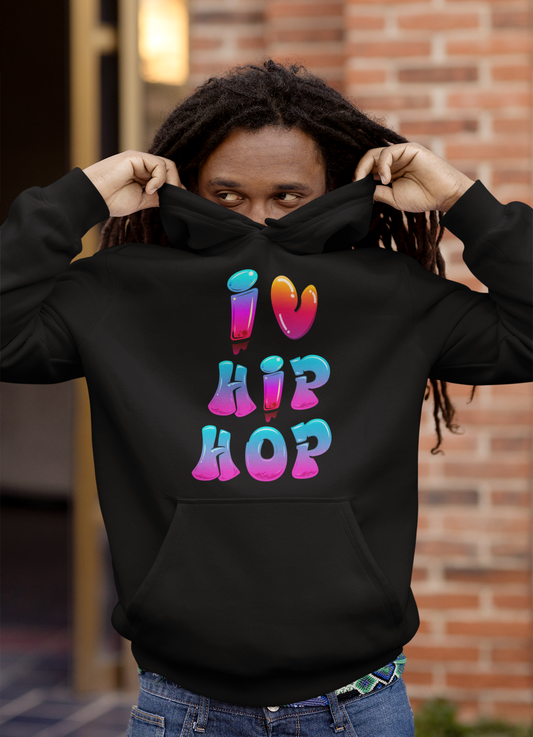 I love hip-hop colorful graphic T-shirt, Sweatshirt or Hoody