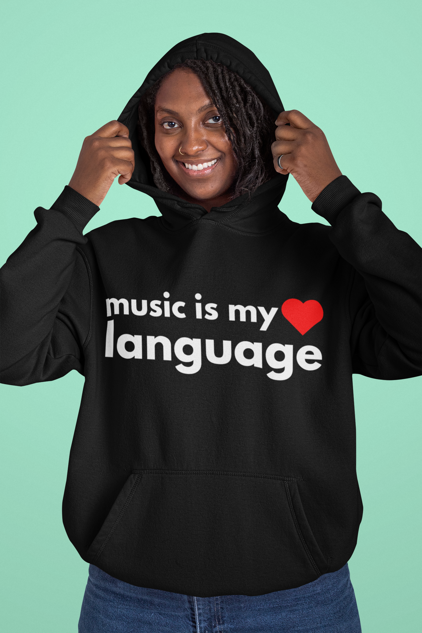 Music is my love langauge T-Shirt, Hoody or Sweatshirt.