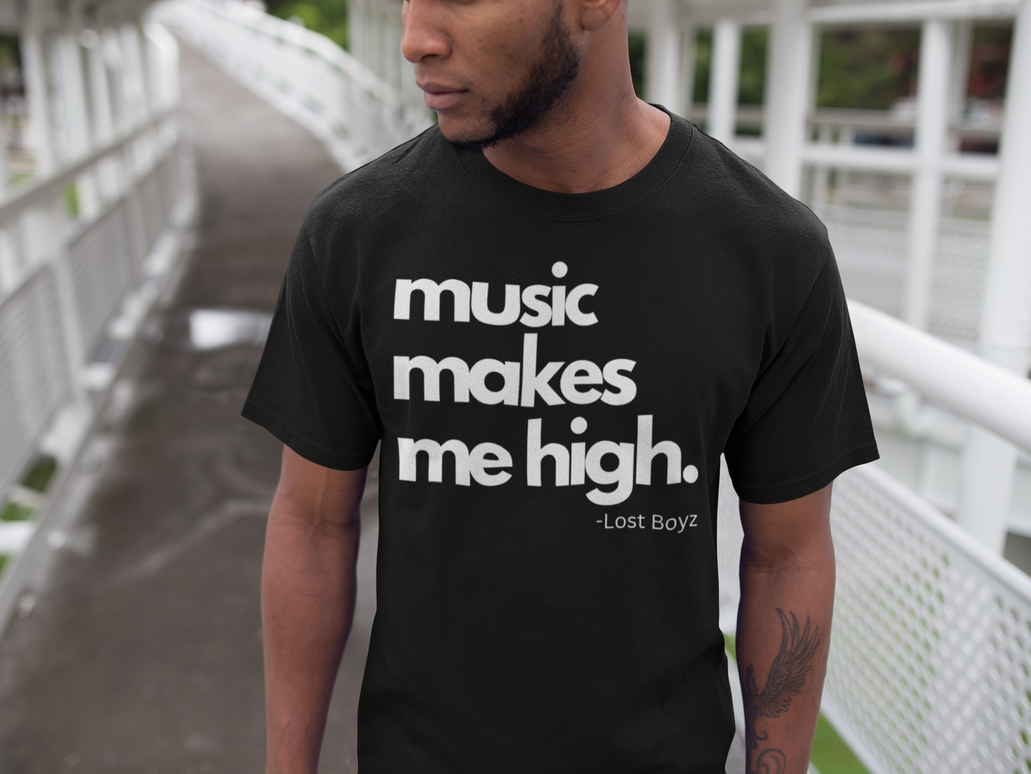 Lost Boyz Music Makes Me High Short Sleeved T-Shirt, Hoody or Sweatshirt