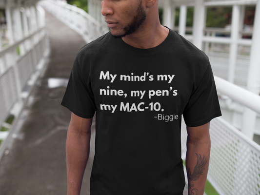 Biggie My mind's my 9 Short Sleeved T-Shirt